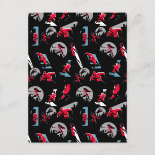 The Incredibles 2   The Incredibles Pattern Postcard