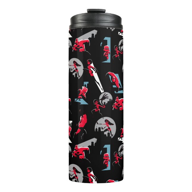 The Incredibles 2 | The Incredibles Pattern Thermal Tumbler (Front)