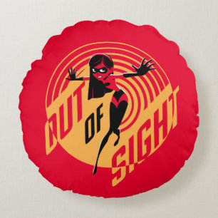 The Incredibles 2   Violet - Battling Villainy Round Pillow