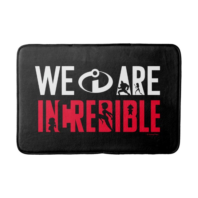 The Incredibles 2 | We Are Incredible Bath Mat (Front)