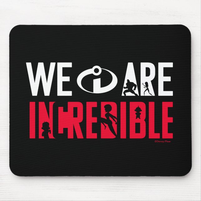 The Incredibles 2 | We Are Incredible Mouse Pad (Front)