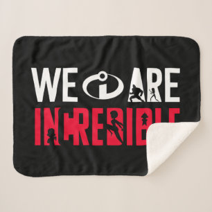 The Incredibles 2   We Are Incredible Sherpa Blanket