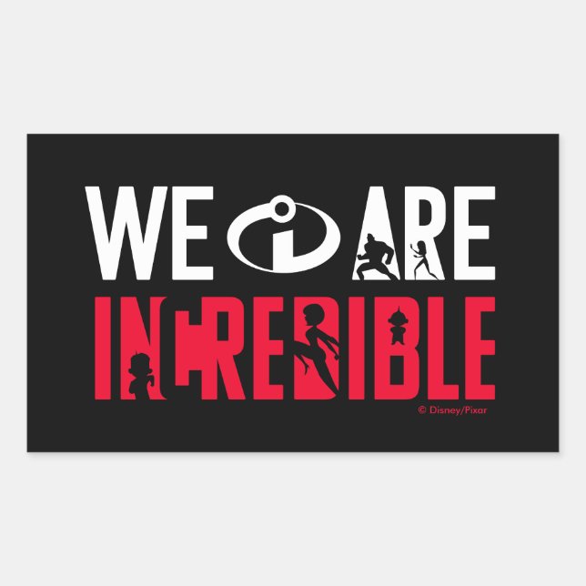 The Incredibles 2 | We Are Incredible Sticker (Front)