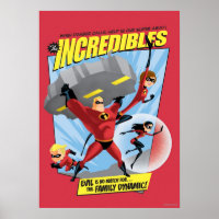 The Incredibles Action Poster
