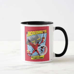 The Incredibles Action Poster Disney Mug
