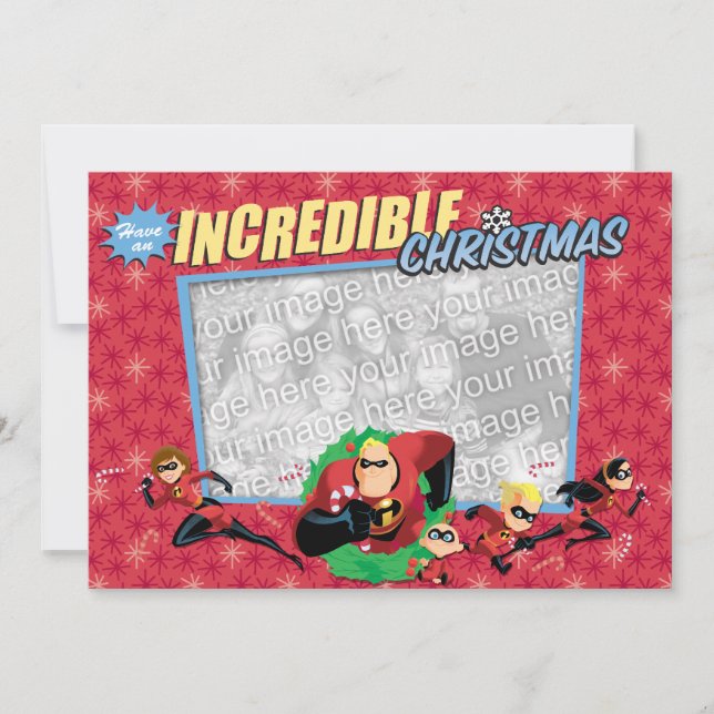 The Incredibles: Have an Incredible Christmas Card (Front)