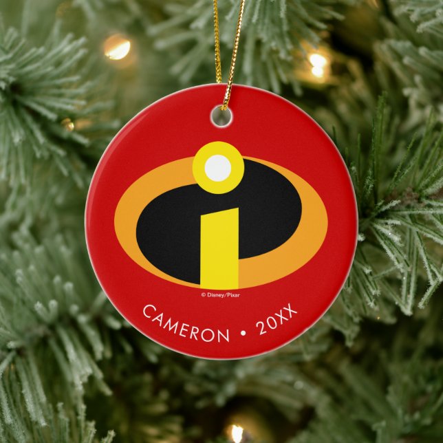 The Incredibles Logo Ceramic Ornament (Tree)