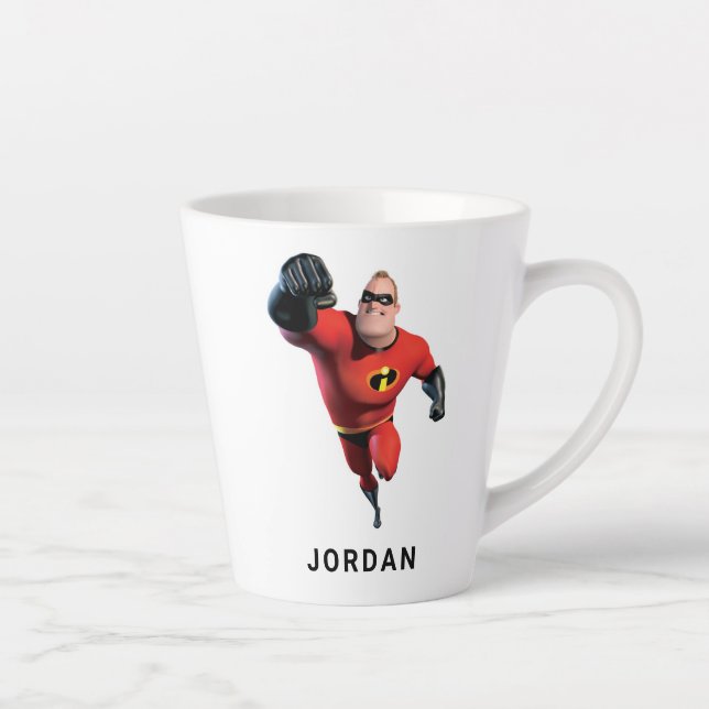 The Incredibles Mr. Incredible Flying Disney 2 Latte Mug (Right)