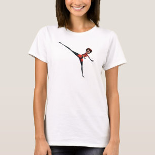 The Incredibles Mrs. Incredible kicking stretching T-Shirt