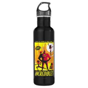 The Incredibles Poster Art Disney 710 Ml Water Bottle