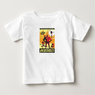 The Incredibles Poster Art Disney Baby T-Shirt