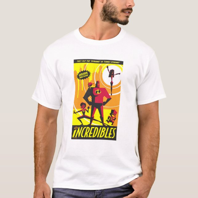 The Incredibles Poster Art Disney T-Shirt (Front)