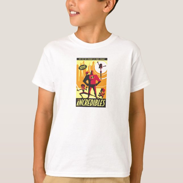 The Incredibles Poster Art Disney T-Shirt (Front)
