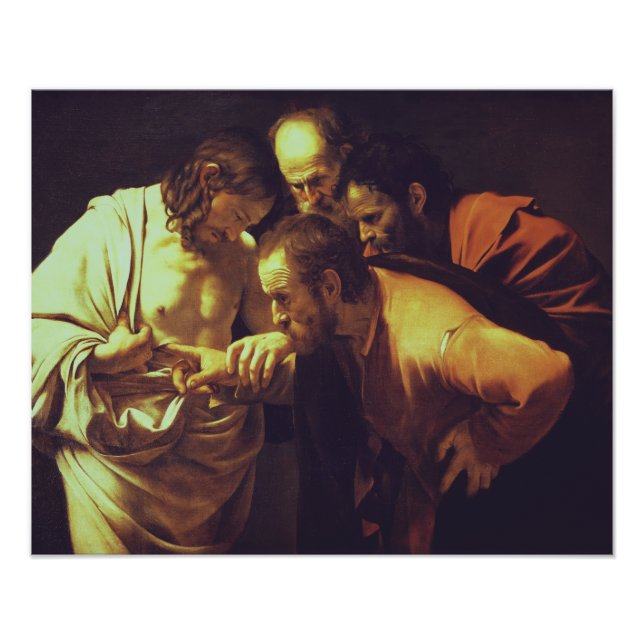 The Incredulity of Saint Thomas by Caravaggio Photo Print (Front)