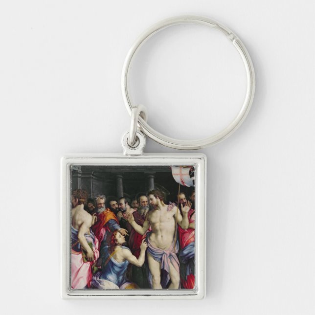 The Incredulity of St. Thomas, c.1547 Keychain (Front)