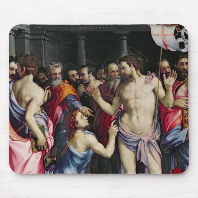 The Incredulity of St. Thomas, c.1547 Mouse Pad (Front)