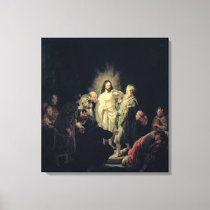 The Incredulity of St. Thomas Canvas Print