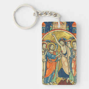 The Incredulity of St Thomas from Psalter  Keychain