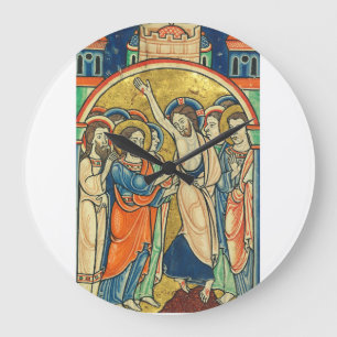 The Incredulity of St Thomas from Psalter Large Clock