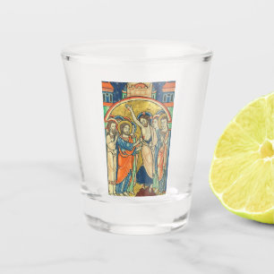 The Incredulity of St Thomas from Psalter  Shot Glass