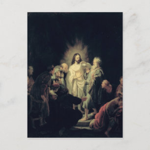 The Incredulity of St. Thomas Postcard