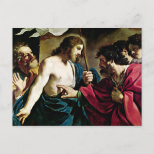 The Incredulity of St. Thomas Postcard