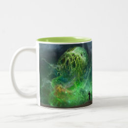 The Indescribable Cosmic Lovecraftian Horror Two-Tone Coffee Mug