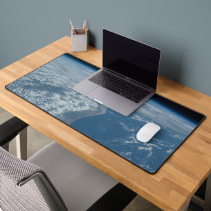 The Indian Ocean Coastline Of Kenya And Somalia. Desk Mat