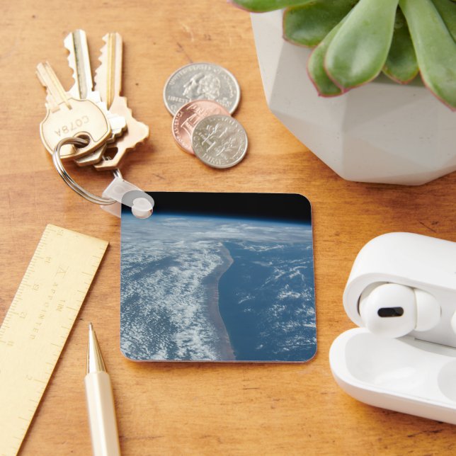 The Indian Ocean Coastline Of Kenya And Somalia. Keychain (Desk)