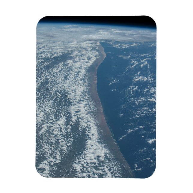 The Indian Ocean Coastline Of Kenya And Somalia. Magnet (Vertical)