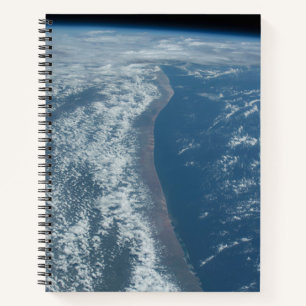 The Indian Ocean Coastline Of Kenya And Somalia. Notebook
