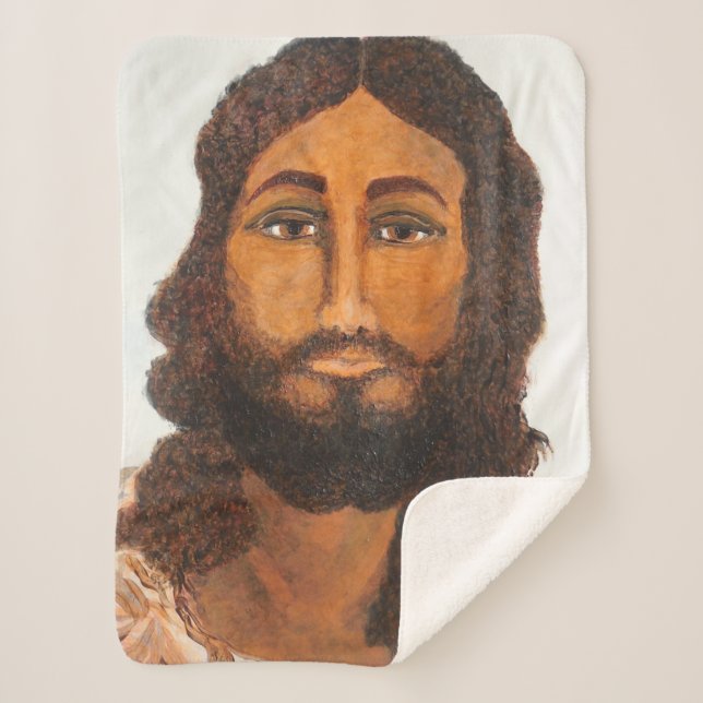 The indisputable Jesus by Craig of bubblepacific p Sherpa Blanket (Front)