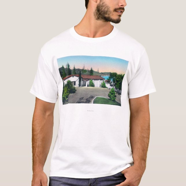 The Indoor Hot Mineral Plunge, Bath T-Shirt (Front)
