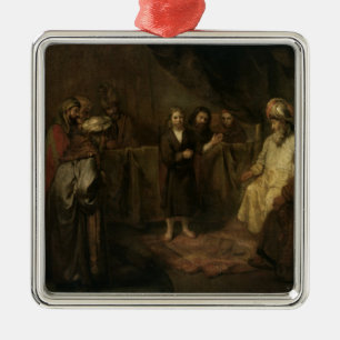 The Infant Christ in the Temple Metal Ornament