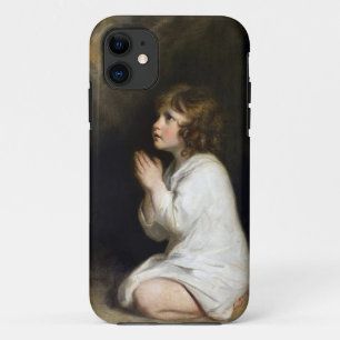 The Infant Samuel at Prayer by Joshua Reynolds iPhone 11 Case