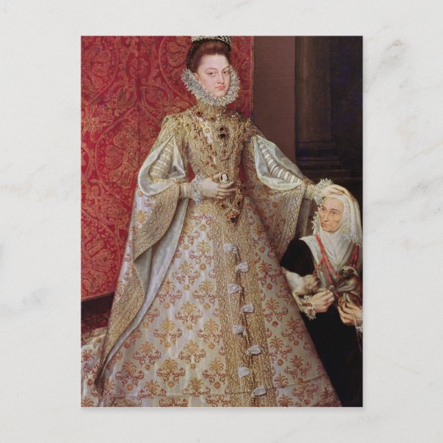 The Infanta Isabel Clara Eugenia  with the Postcard (Front)
