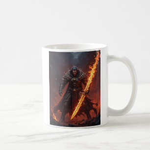 The Inferno Warrior – Flames of Power Coffee Mug