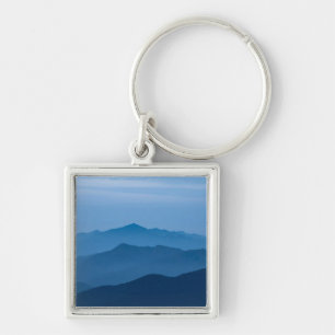 The Infinite Echo of Cerulean Ridges: A Minimalist Keychain