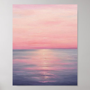 The Infinite Hush of a Rose-Quartz Horizon over Sh Poster