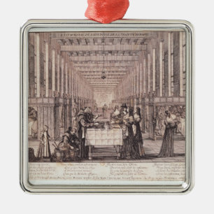 The Infirmary of the Sisters of Charity Metal Ornament