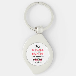 The influences of a good teacher can never be keychain