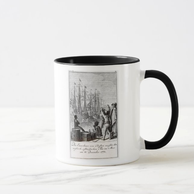 The Inhabitants of Boston Throw Mug (Right)