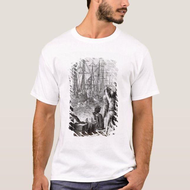 The Inhabitants of Boston Throw T-Shirt (Front)