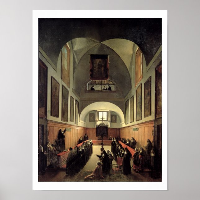 The initiation of a young novice from Albano in th Poster (Front)