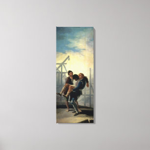 The Injured Mason, 1786-7 Canvas Print