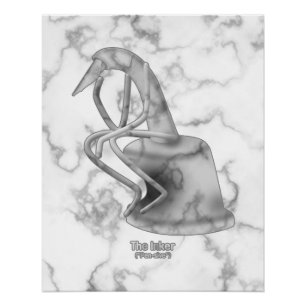 The Inker ("Pen-sive") -  Poster