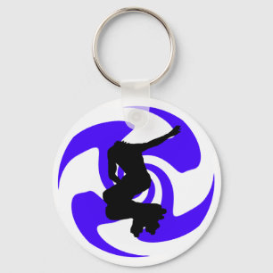 THE INLINE BLUE KEYCHAIN