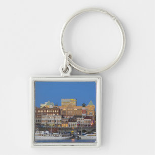 The inner harbour at Victoria British Columbia Keychain