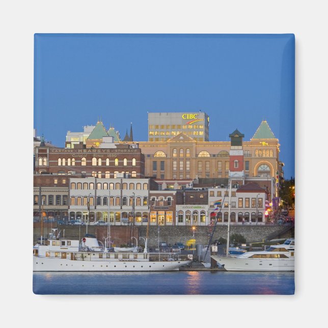 The inner harbour at Victoria British Columbia Magnet (Front)