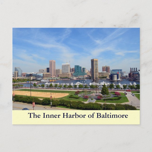 The Inner Harbour of Baltimore Postcard (Front)